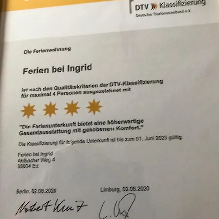 Ferienwohnung Bei Ingrid Elz